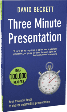 3 minute business presentation